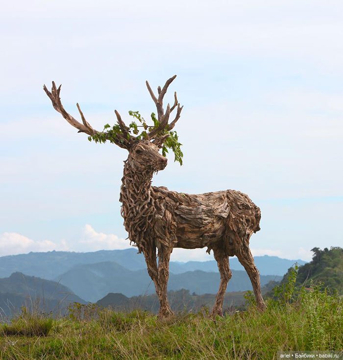 Скульптуры из коряг от Джеймса Дорана-Уэбба (James Doran Webb)