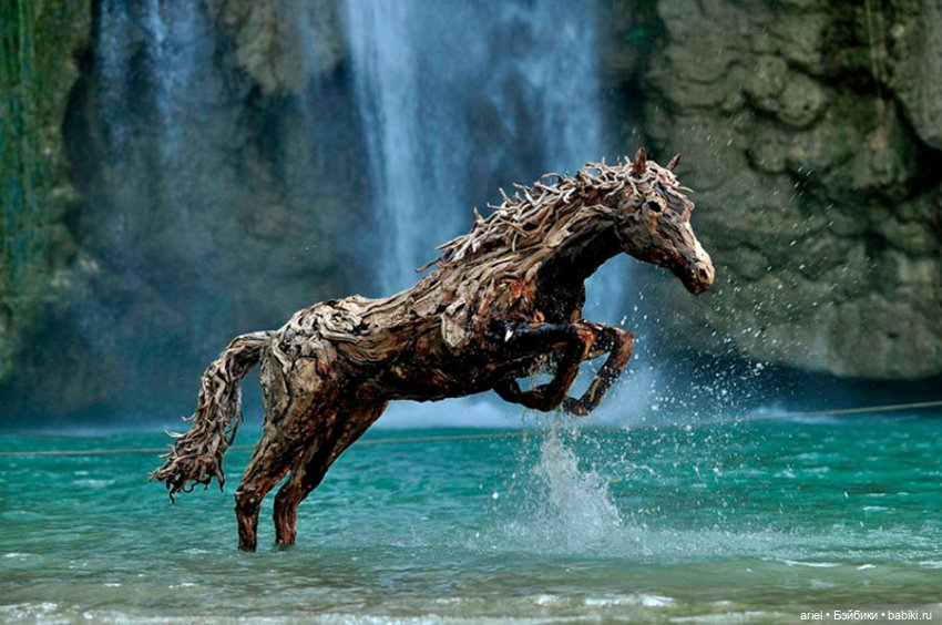 Скульптуры из коряг от Джеймса Дорана-Уэбба (James Doran Webb) (фото 4)