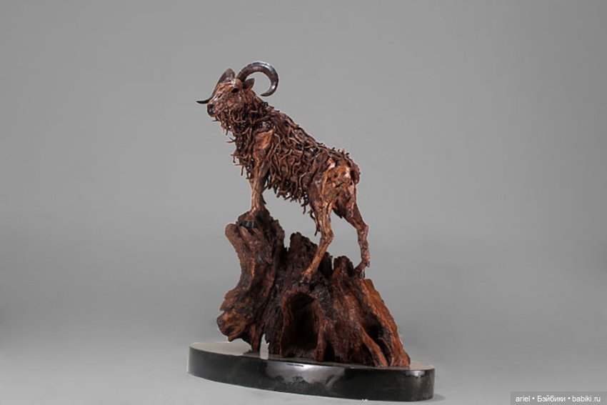 Скульптуры из коряг от Джеймса Дорана-Уэбба (James Doran Webb) (фото 6)