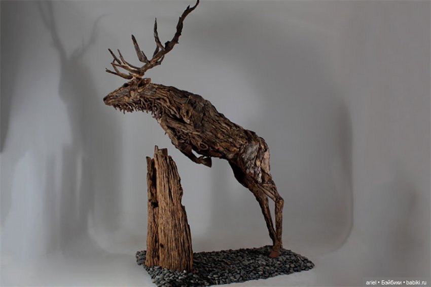Скульптуры из коряг от Джеймса Дорана-Уэбба (James Doran Webb)