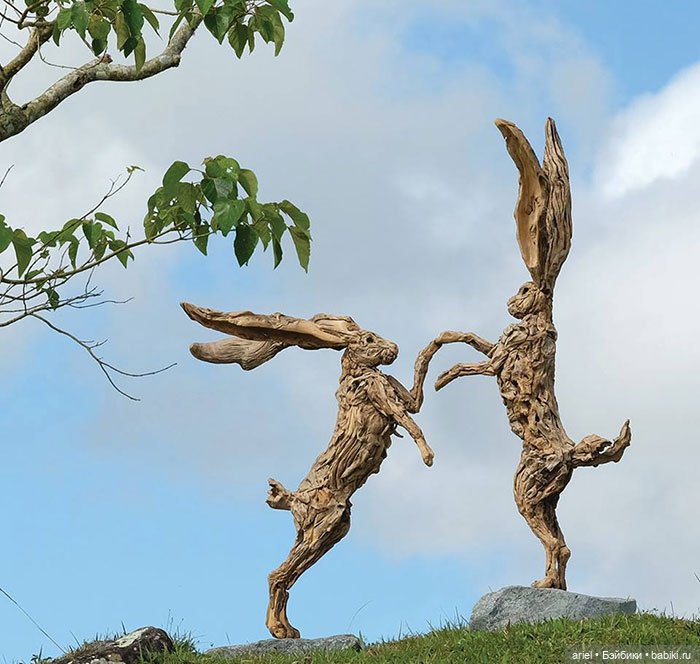 Скульптуры из коряг от Джеймса Дорана-Уэбба (James Doran Webb)