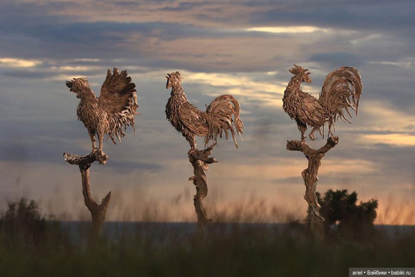 Скульптуры из коряг от Джеймса Дорана-Уэбба (James Doran Webb)