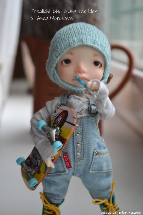 Ино и скейт — Авторские куклы BJD (БЖД) у нас дома: фото