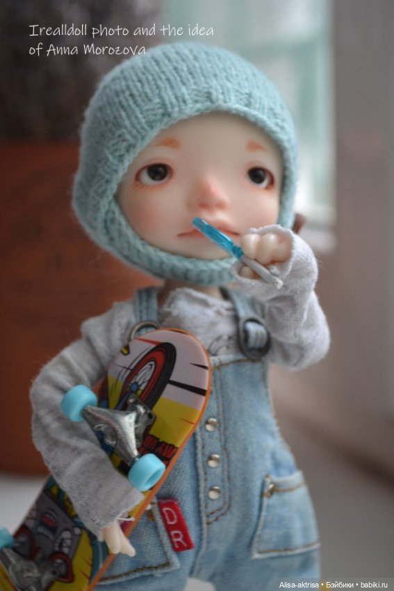 Ино и скейт — Авторские куклы BJD (БЖД) у нас дома: фото