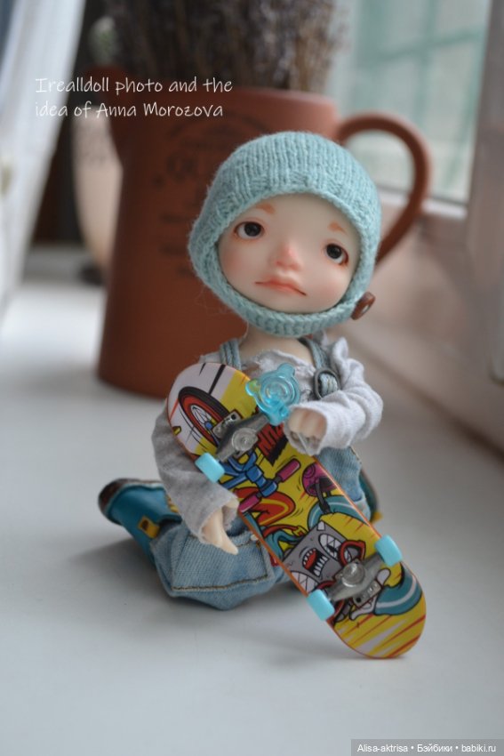 Ино и скейт — Авторские куклы BJD (БЖД) у нас дома: фото