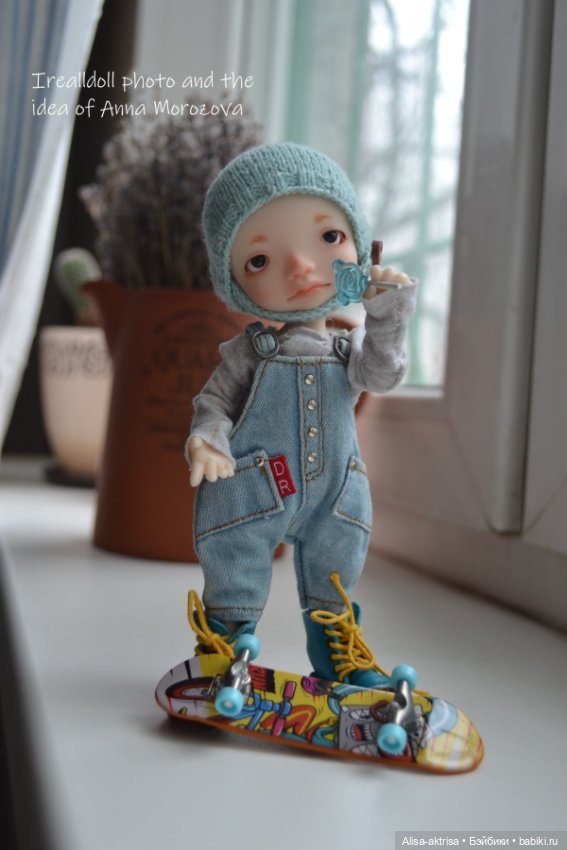 Ино и скейт — Авторские куклы BJD (БЖД) у нас дома: фото