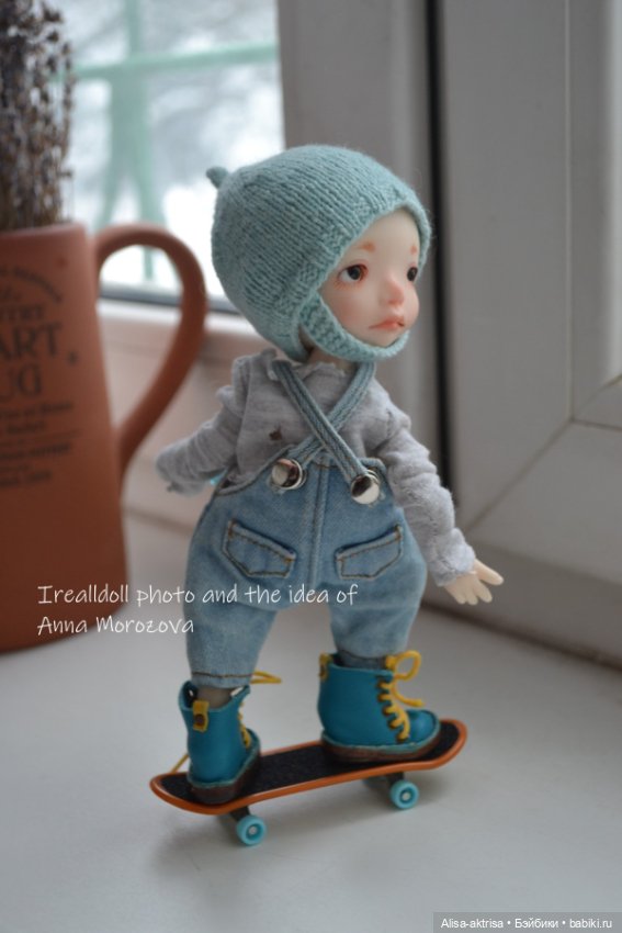 Ино и скейт — Авторские куклы BJD (БЖД) у нас дома: фото