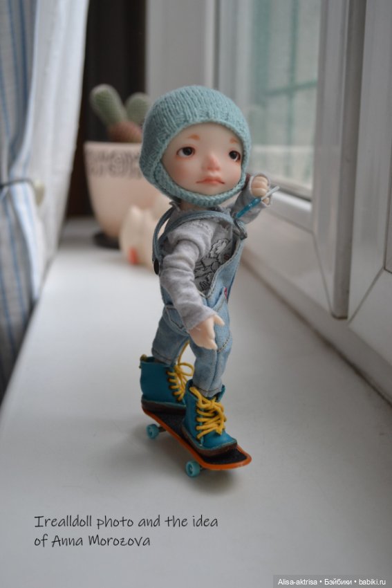 Ино и скейт — Авторские куклы BJD (БЖД) у нас дома: фото