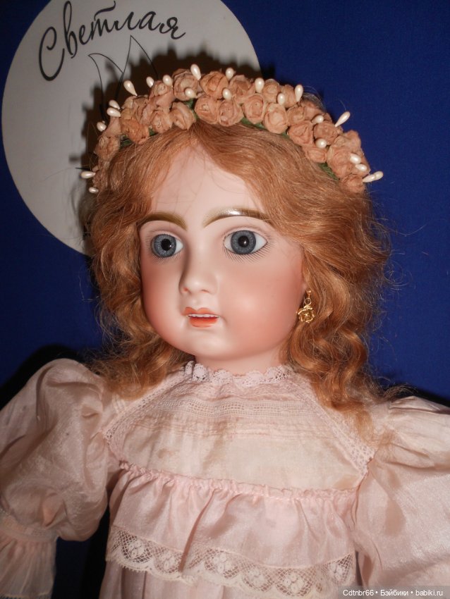 МК: Венок для антикварной, винтажной куклы. По МК Barbara Jean, с использоваными чайными пакетиками