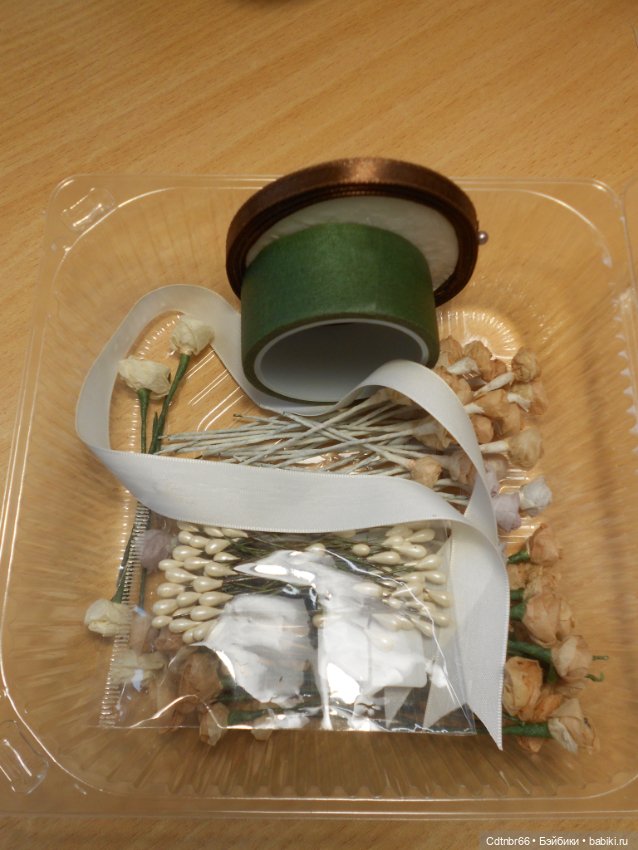 МК: Венок для антикварной, винтажной куклы. По МК Barbara Jean, с использоваными чайными пакетиками