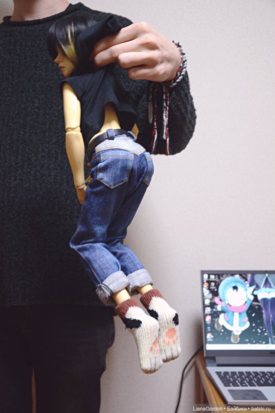 Наш домашний котик — Гибридизация кукол BJD (БЖД): пересадка головы (фото 6)