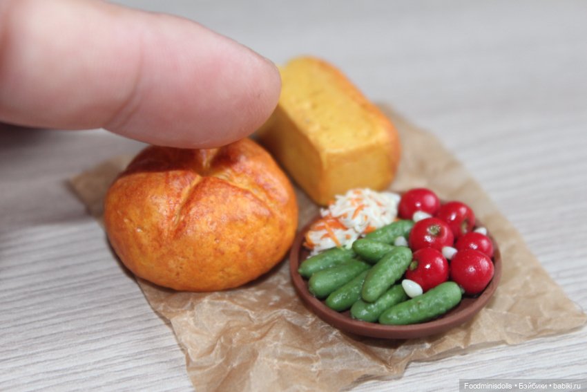 Миниатюрная еда — Кукольная миниатюра своими руками: еда (фото 5)