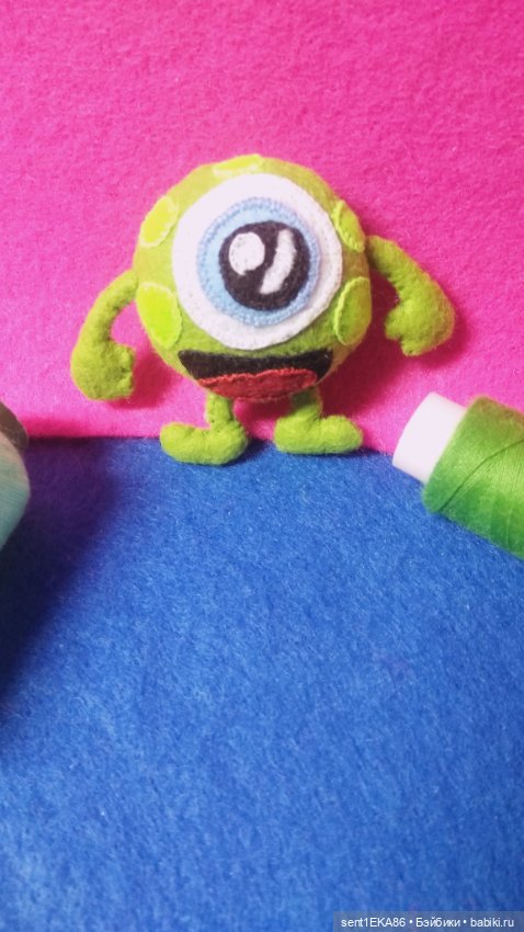 Монстрик — Авторские игрушки из разных материалов: синельная проволока