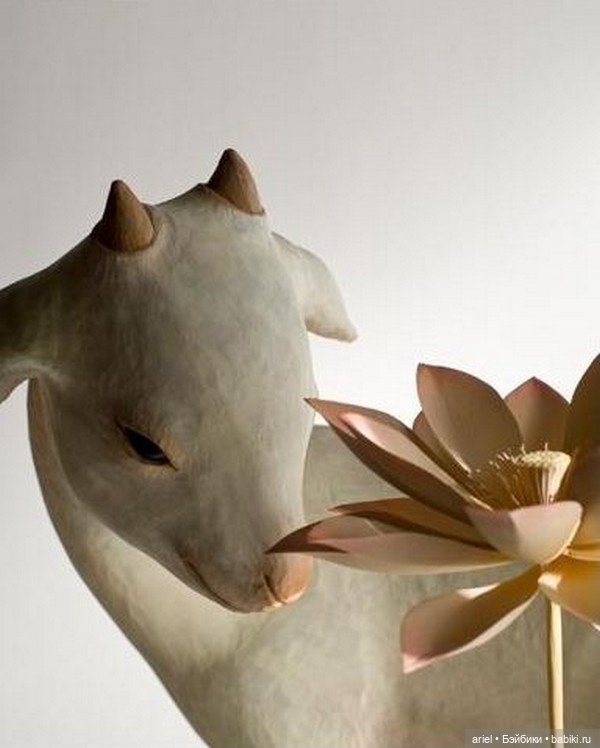Изящные мифические скульптуры Йошимаса Цучия