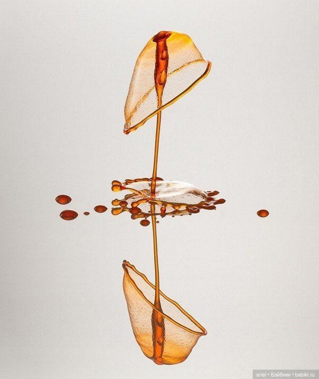 "Жидкие скульптуры" на скоростных фотографиях Хайнца Майера (Heinz Maier)