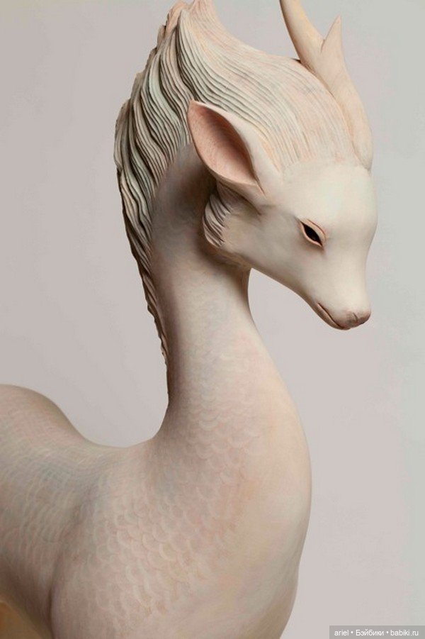 Изящные мифические скульптуры Йошимаса Цучия (фото 3)