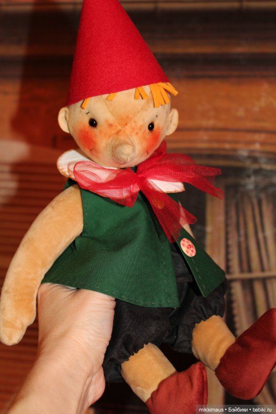 Опять Буратино. Игрушки Глазуновой Анны