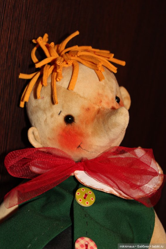 Опять Буратино. Игрушки Глазуновой Анны