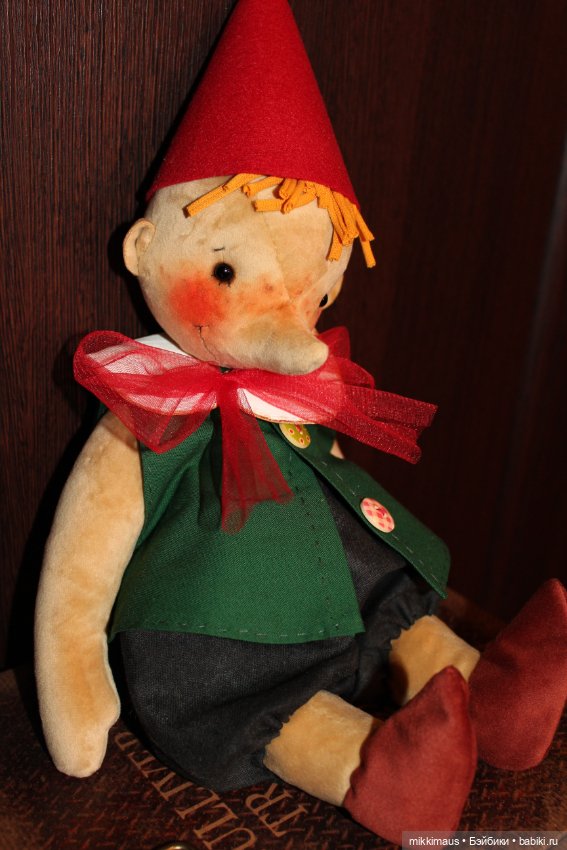 Опять Буратино. Игрушки Глазуновой Анны