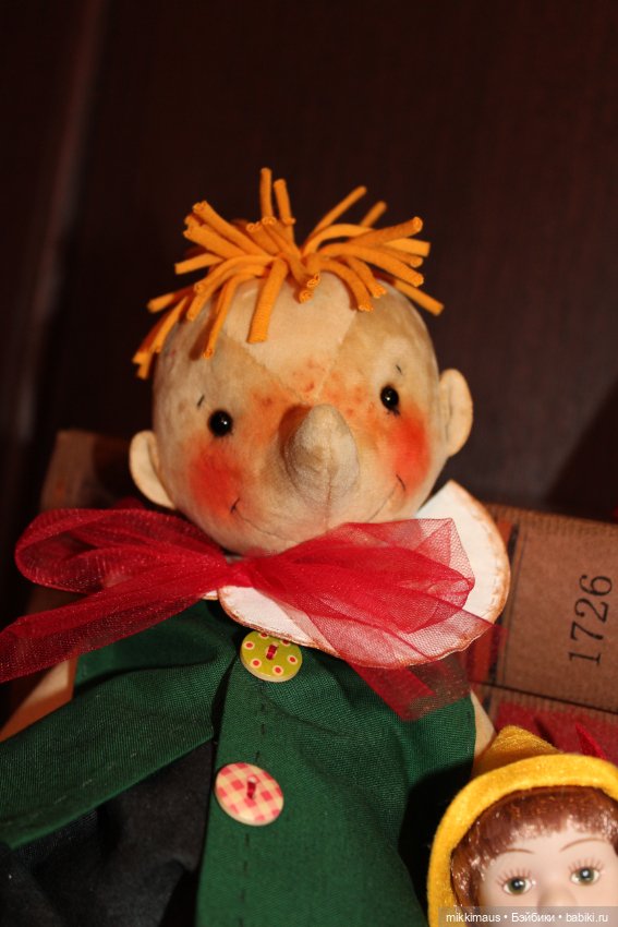 Опять Буратино. Игрушки Глазуновой Анны (фото 9)