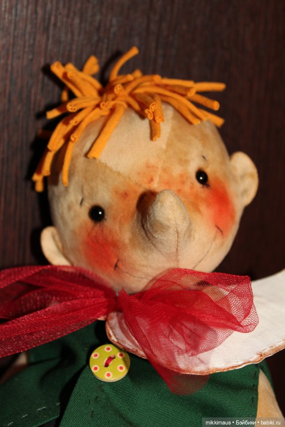 Опять Буратино. Игрушки Глазуновой Анны