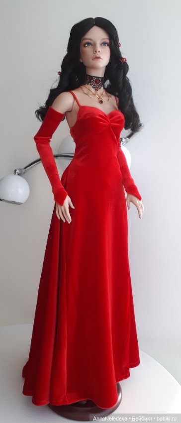 АНТИсвадебное платье — Куклы Iplehouse (Иплхаус): BJD (БЖД) (фото 4)