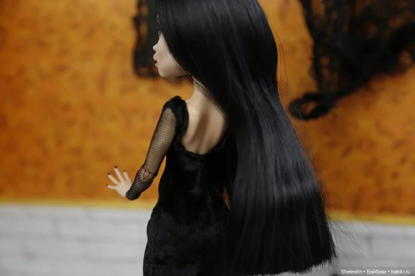 Семейка Аддамс: Мартиша — ООАК Monster High и Ever After High: репейнт (фото 4)