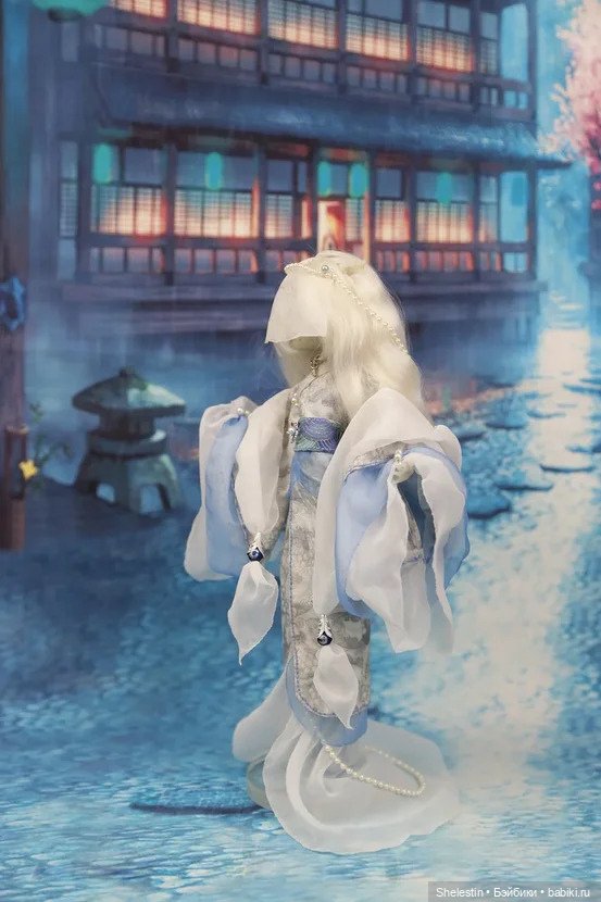 Кимоно: Луна — ООАК Monster High и Ever After High: репейнт (фото 4)