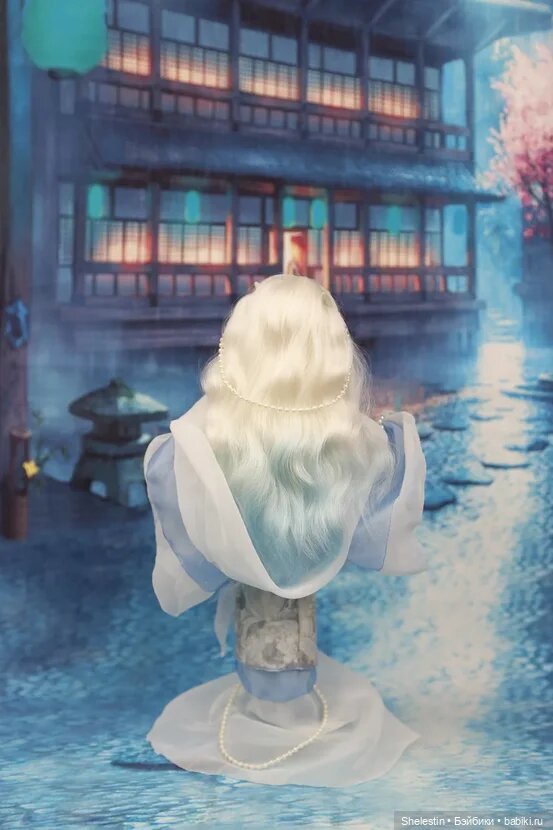 Кимоно: Луна — ООАК Monster High и Ever After High: репейнт (фото 3)