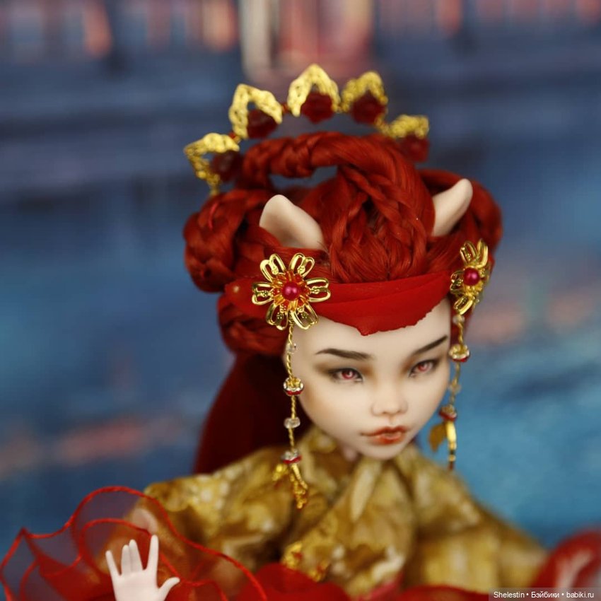 Кимоно: Аматерасу — ООАК Monster High и Ever After High: репейнт (фото 9)