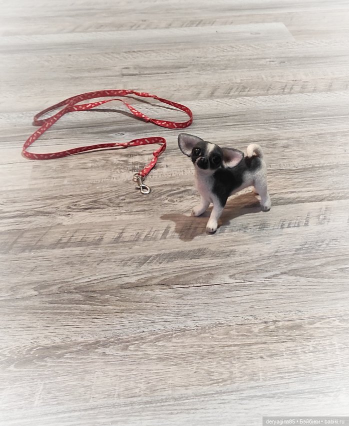 Чихуахуа — Валяные игрушки из шерсти: сухое валяние (фото 5)