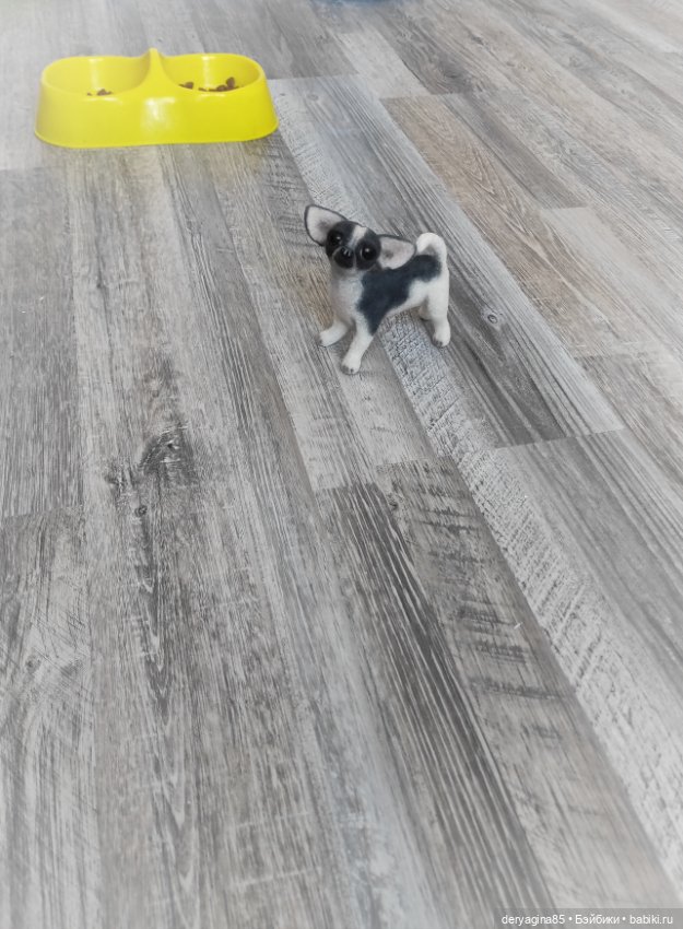 Чихуахуа — Валяные игрушки из шерсти: сухое валяние