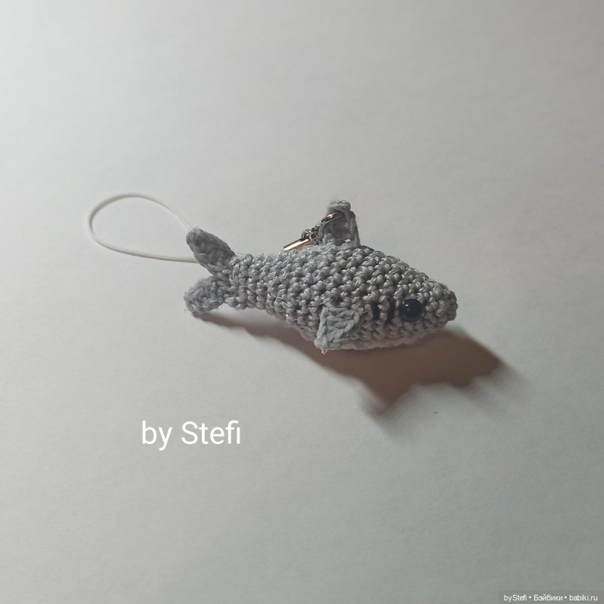 Акула? Или анчоус — Вязаные игрушки и амигуруми: крючком (фото 9)