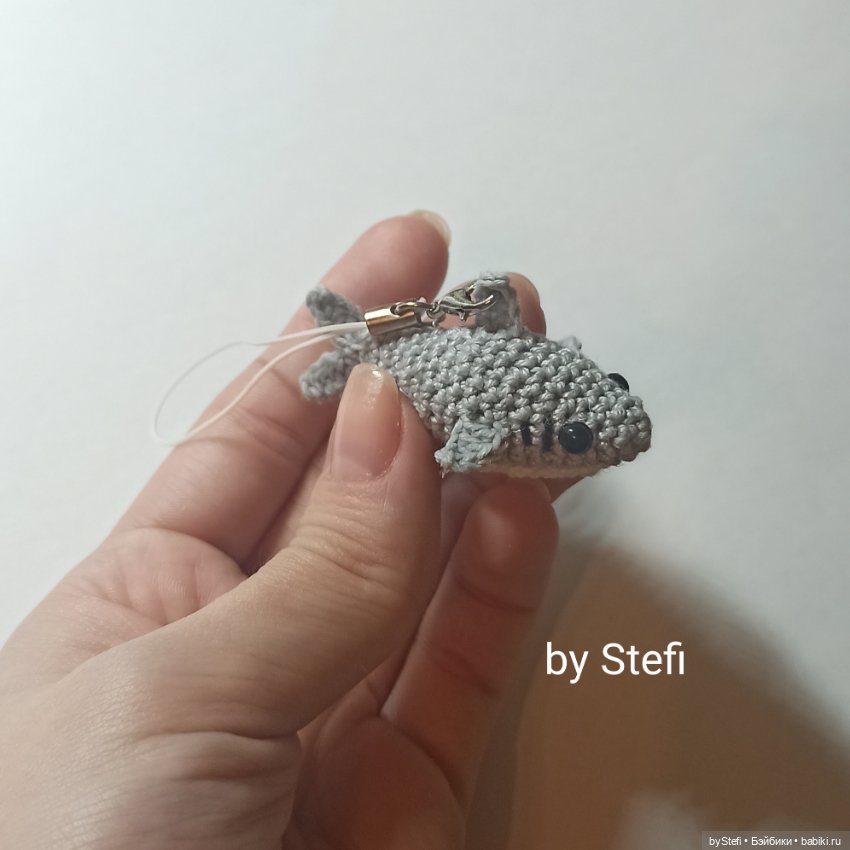 Акула? Или анчоус — Вязаные игрушки и амигуруми: крючком (фото 5)