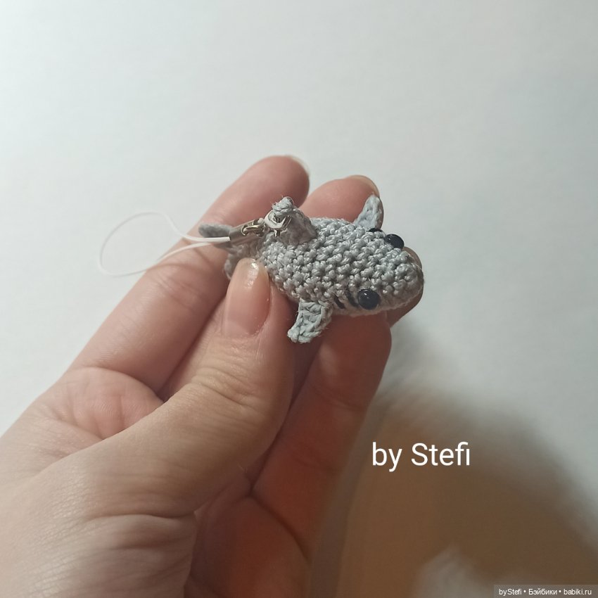 Акула? Или анчоус — Вязаные игрушки и амигуруми: крючком