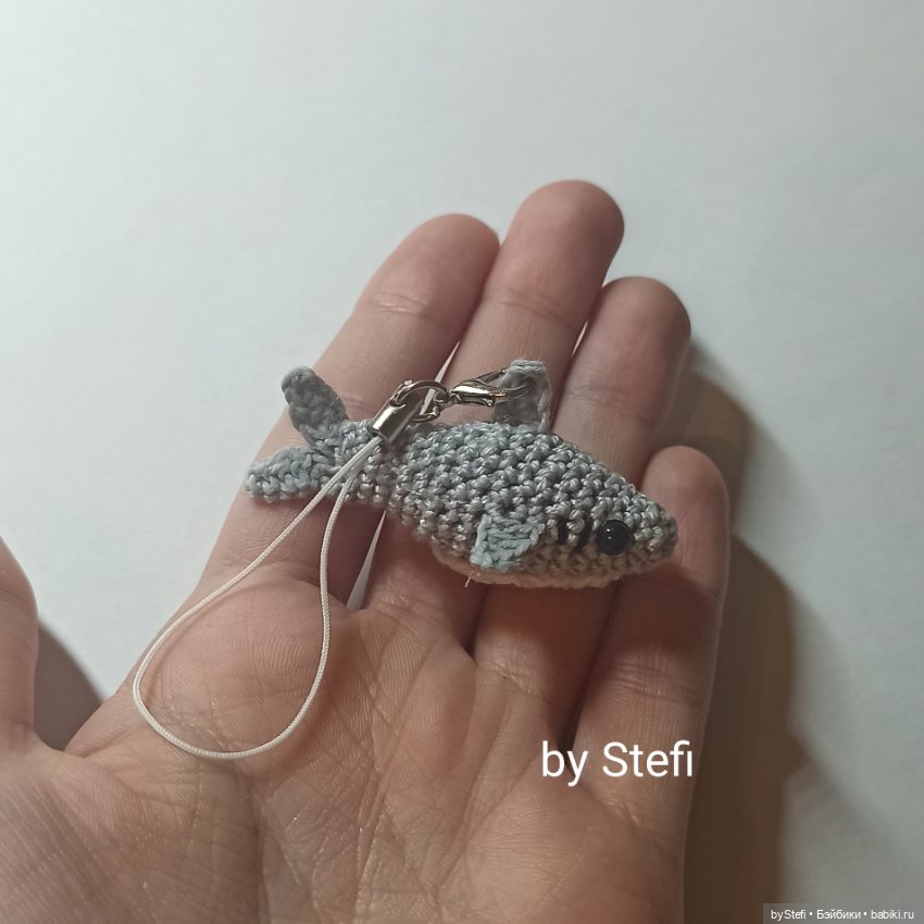 Акула? Или анчоус — Вязаные игрушки и амигуруми: крючком (фото 8)