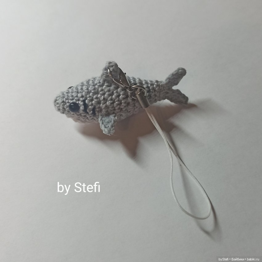 Акула? Или анчоус — Вязаные игрушки и амигуруми: крючком (фото 6)