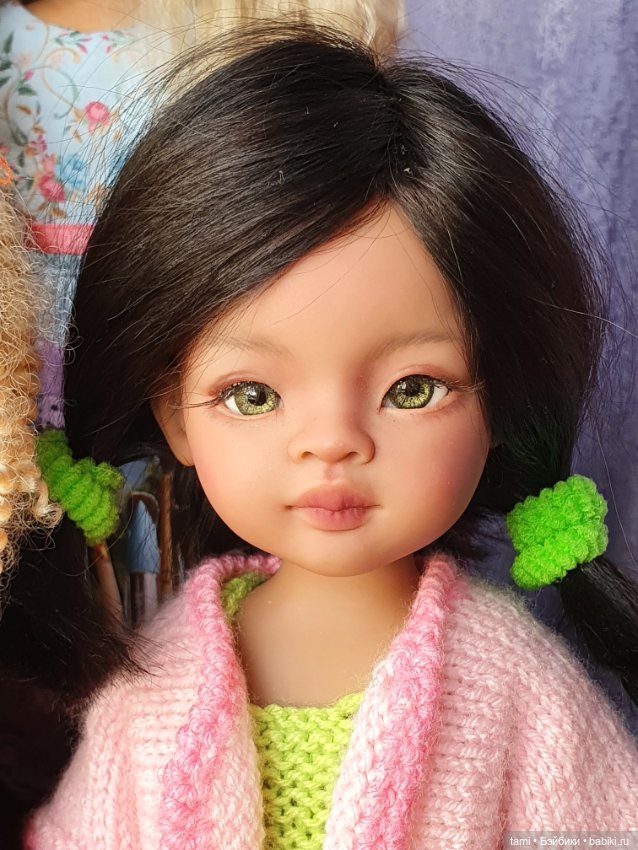 Моя мулаточка Мэйли — ООАК Paola Reina (Паола Рейна) и испанских кукол: перерисовка