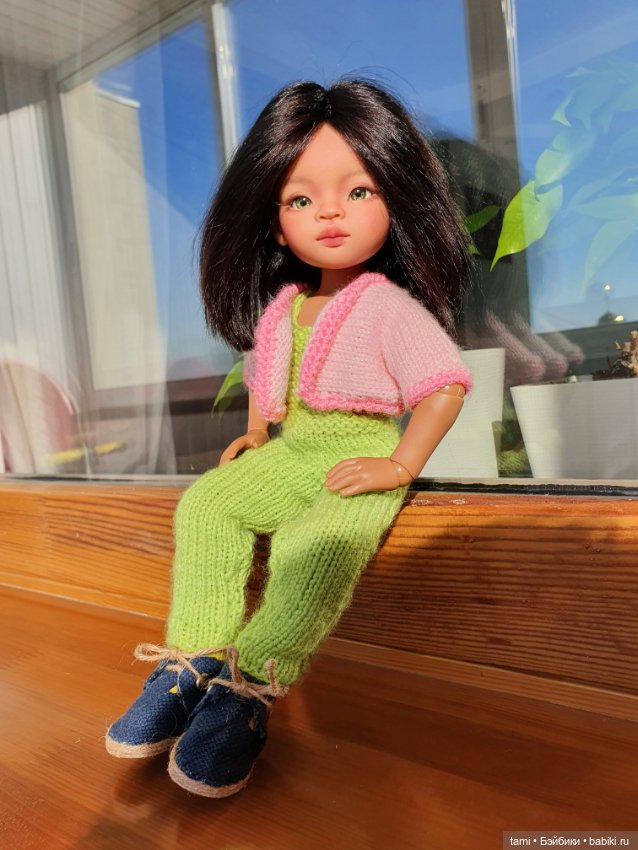 Моя мулаточка Мэйли — ООАК Paola Reina (Паола Рейна) и испанских кукол: перерисовка (фото 10)