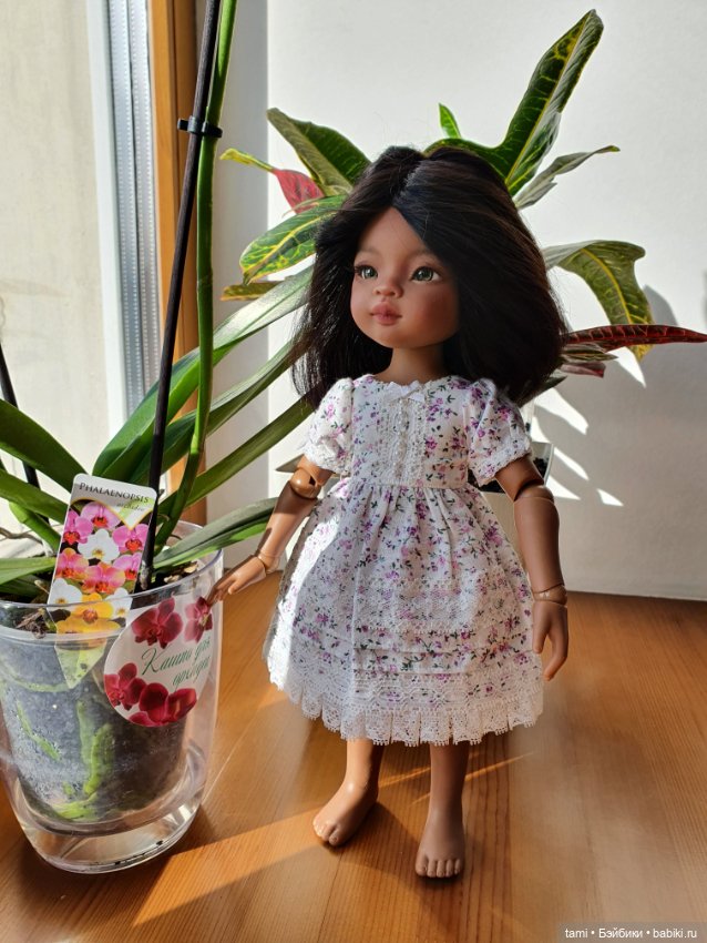 Моя мулаточка Мэйли — ООАК Paola Reina (Паола Рейна) и испанских кукол: перерисовка (фото 2)