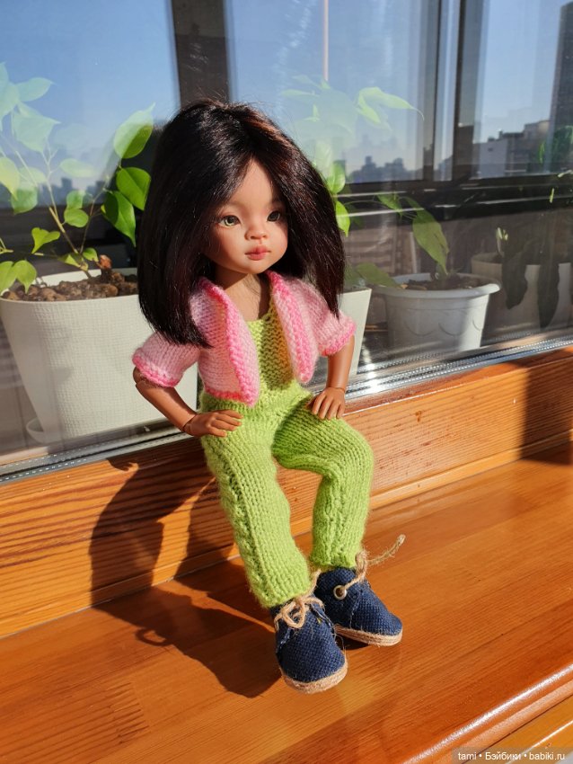 Моя мулаточка Мэйли — ООАК Paola Reina (Паола Рейна) и испанских кукол: перерисовка (фото 8)