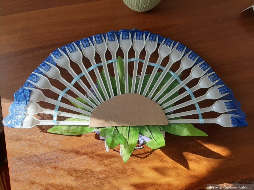 Веера для интерьера — Авторские игрушки из разных материалов: синельная проволока (фото 5)