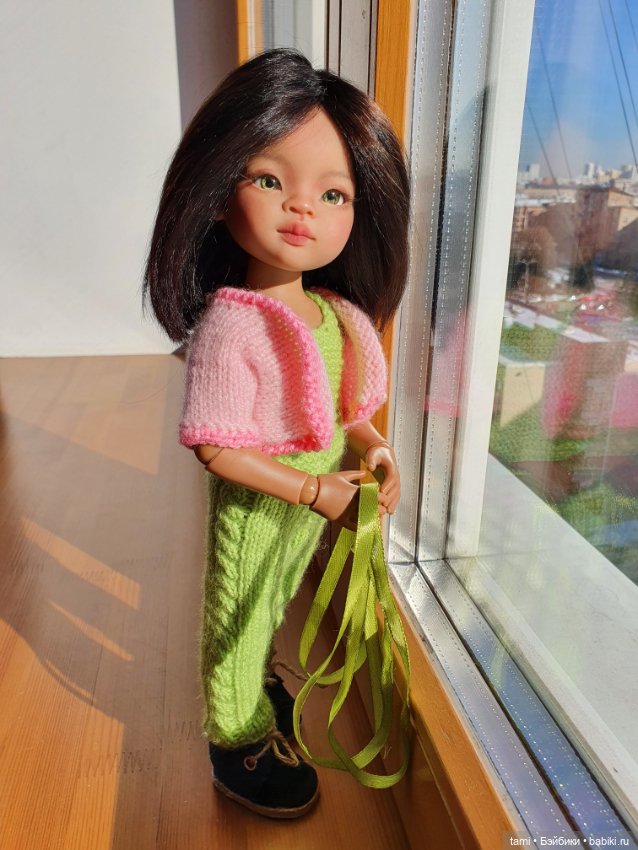 Моя мулаточка Мэйли — ООАК Paola Reina (Паола Рейна) и испанских кукол: перерисовка (фото 5)