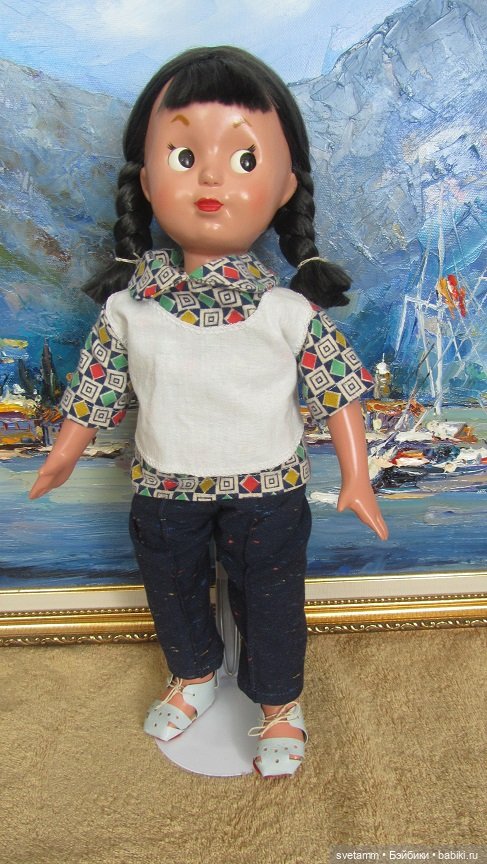 Еще одна реплика Советской куклы от Михаила. Будем знакомы - Леночка (фото 5)