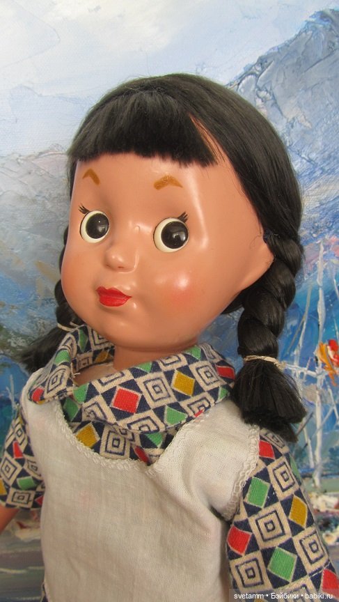 Еще одна реплика Советской куклы от Михаила. Будем знакомы - Леночка (фото 3)