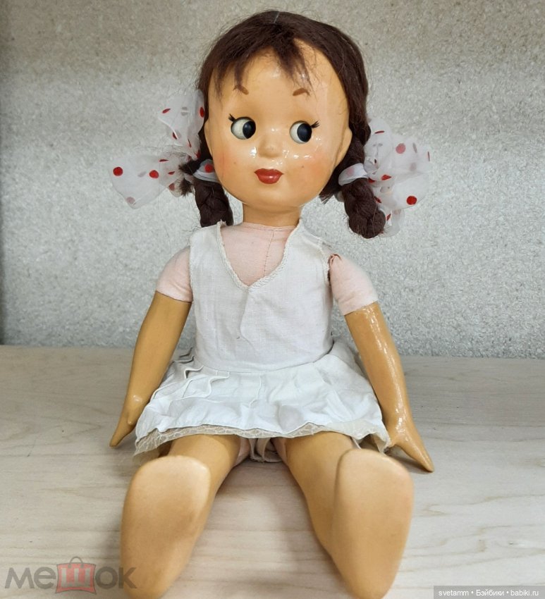 Еще одна реплика Советской куклы от Михаила. Будем знакомы - Леночка
