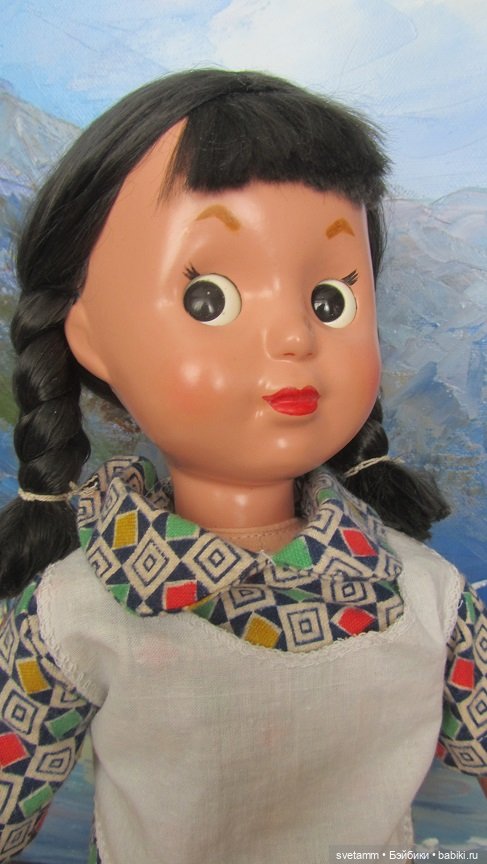 Еще одна реплика Советской куклы от Михаила. Будем знакомы - Леночка (фото 2)