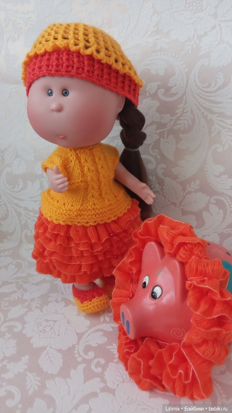 Мия и копилка свинка — Испанские куклы (разное): Vestida de Azul (фото 8)