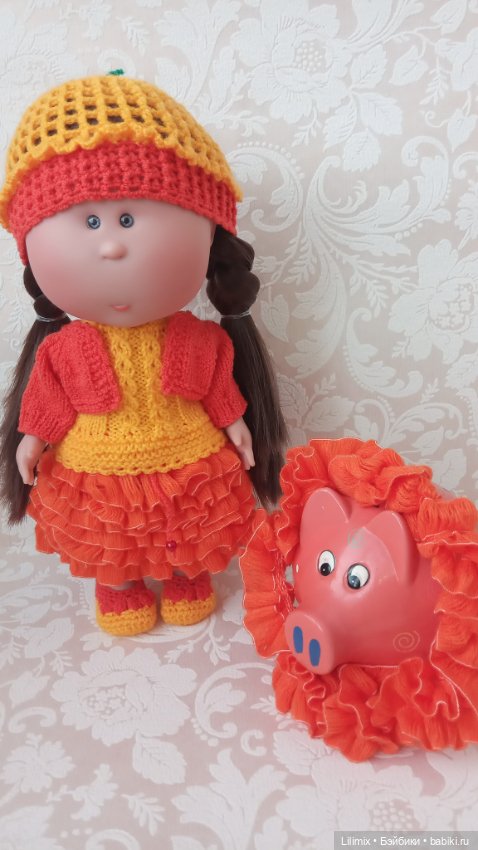 Мия и копилка свинка — Испанские куклы (разное): Vestida de Azul (фото 2)