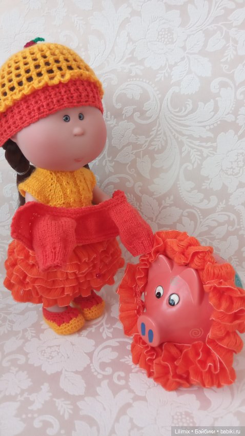 Мия и копилка свинка — Испанские куклы (разное): Vestida de Azul (фото 3)